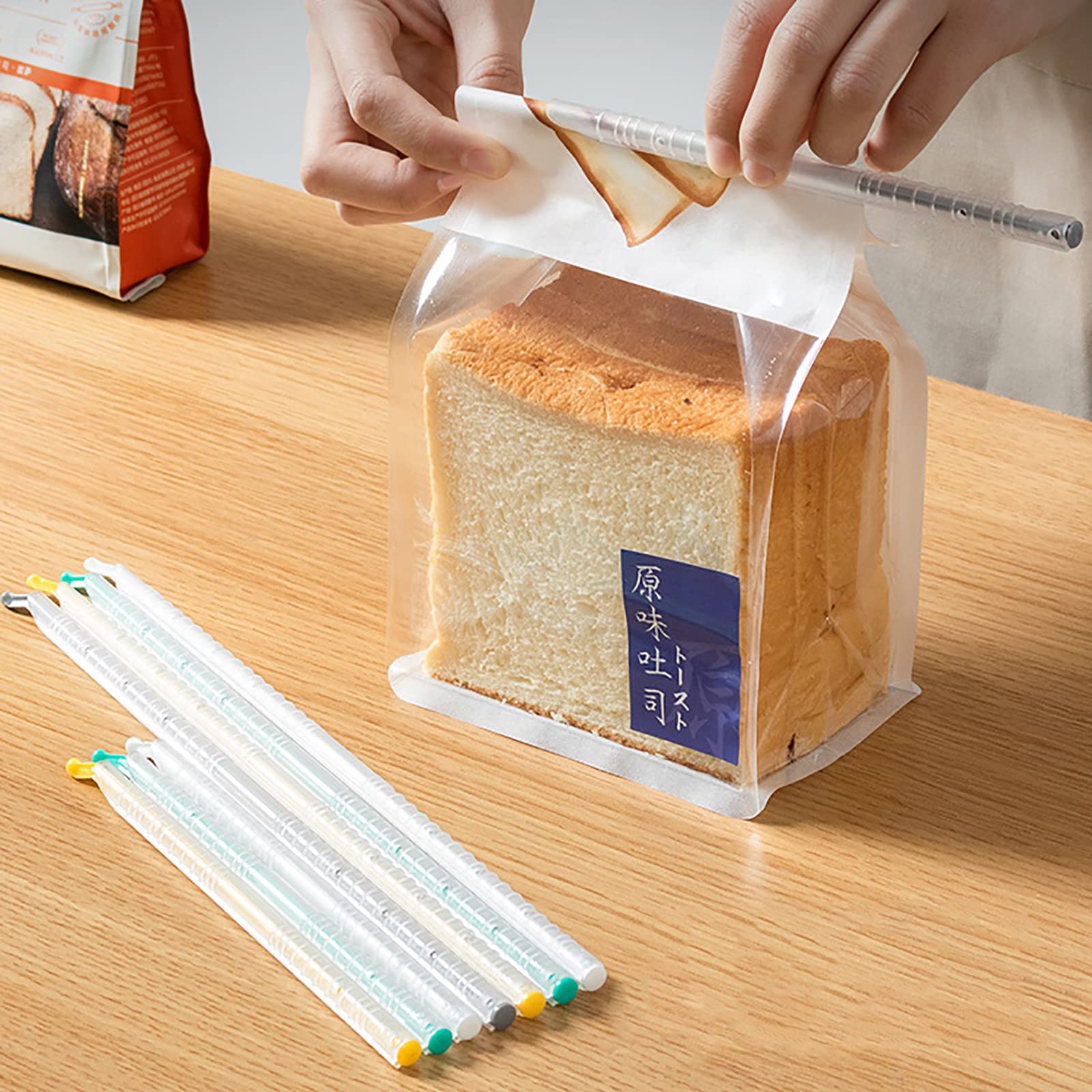 Reusable Bag Sealer Clips - Airtight Food Storage for Snacks & More (12 Pcs) - Kitchen & Travel Use