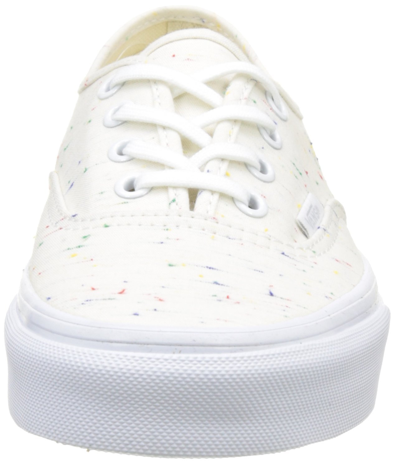 Vans Women's Classic Low-Top Sneakers - Off-White Speckle Jersey Cream/True White - Size 41 - Casual Streetwear Shoes for Everyday Wear & Skateboarding