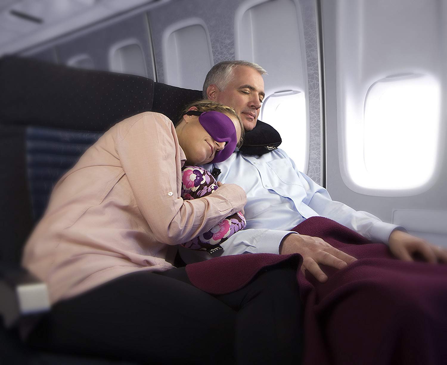 Bucky 40 Blinks No Pressure Printed Eye Mask for Travel & Sleep - Soft Comfortable Sleep Mask for Airplane, Nap & Night Use - One Size Fits All - Nouveau Design