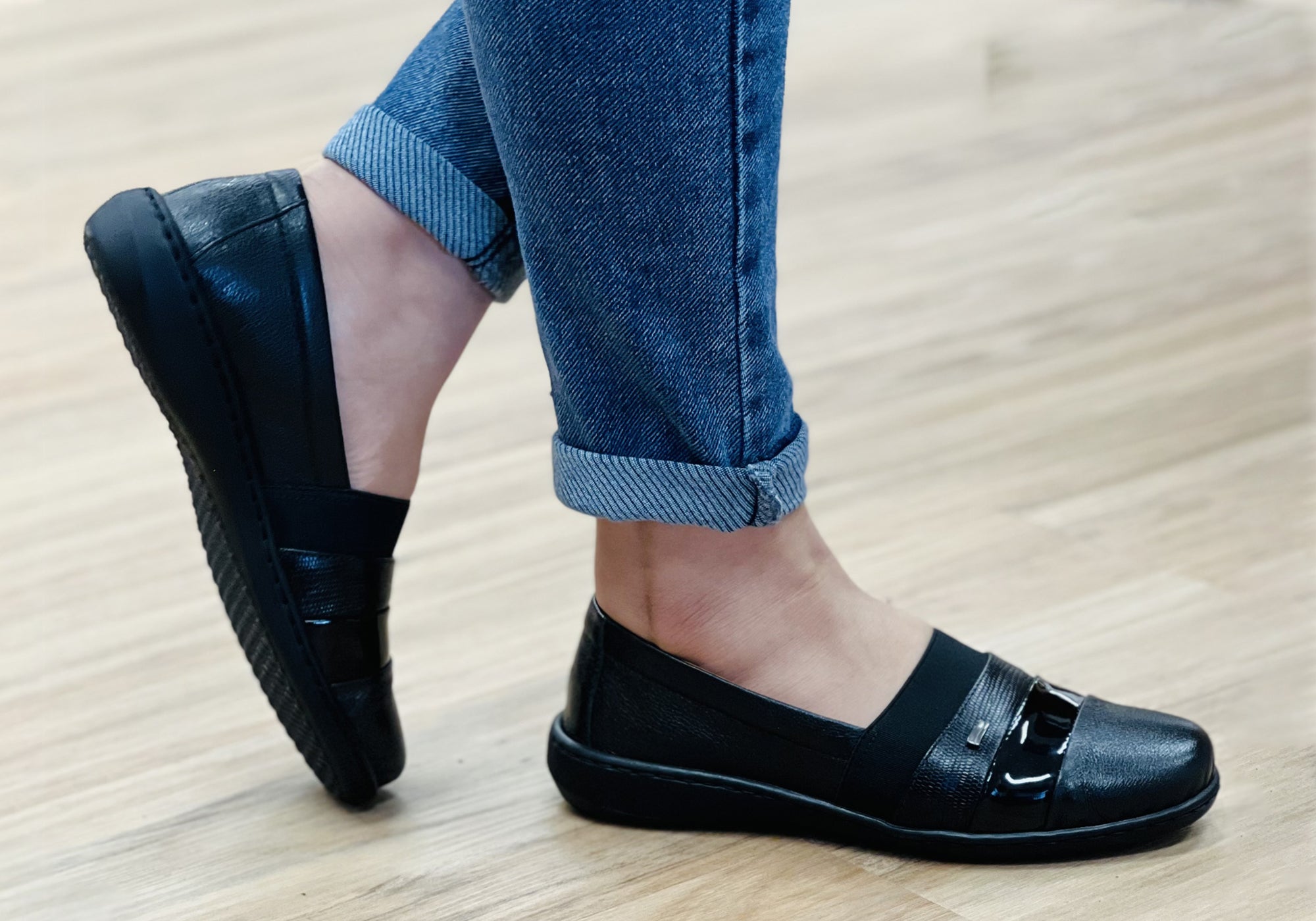 Opananken Village Women's Comfortable Brazilian Leather Flats Shoes - Casual & Travel Slip-Ons for Everyday Wear
