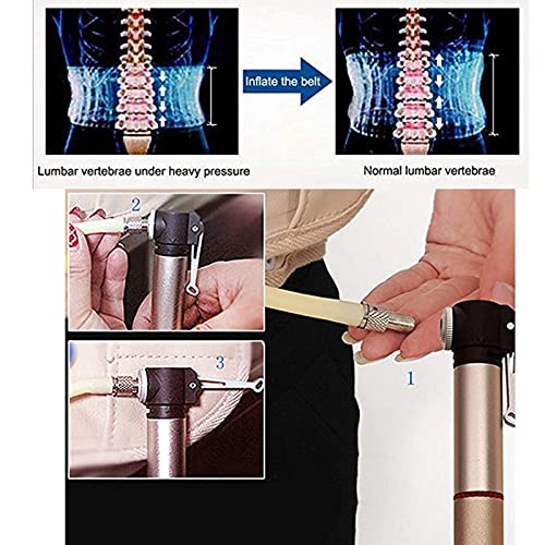 Physical Decompression Back Belt - Spinal Air Traction Belt for Lower Back Pain Relief, Lumbar Support & Posture Correction | Home & Office Use for Comfortable Sitting & Standing