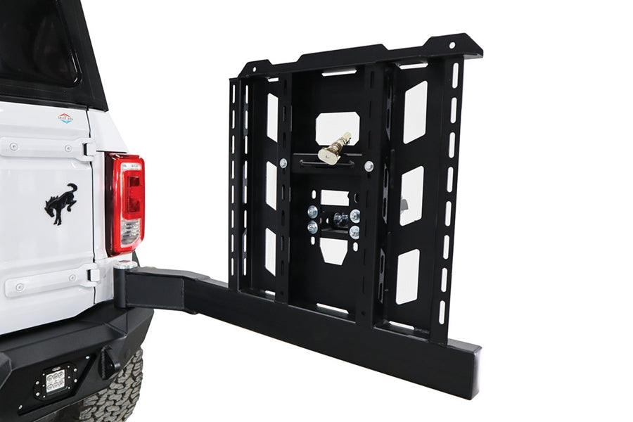 Ford Bronco LOD Offroad Destroyer Tire Carrier - Heavy Duty Bare Steel Replacement for Off-Roading, Overlanding & Adventure Travel