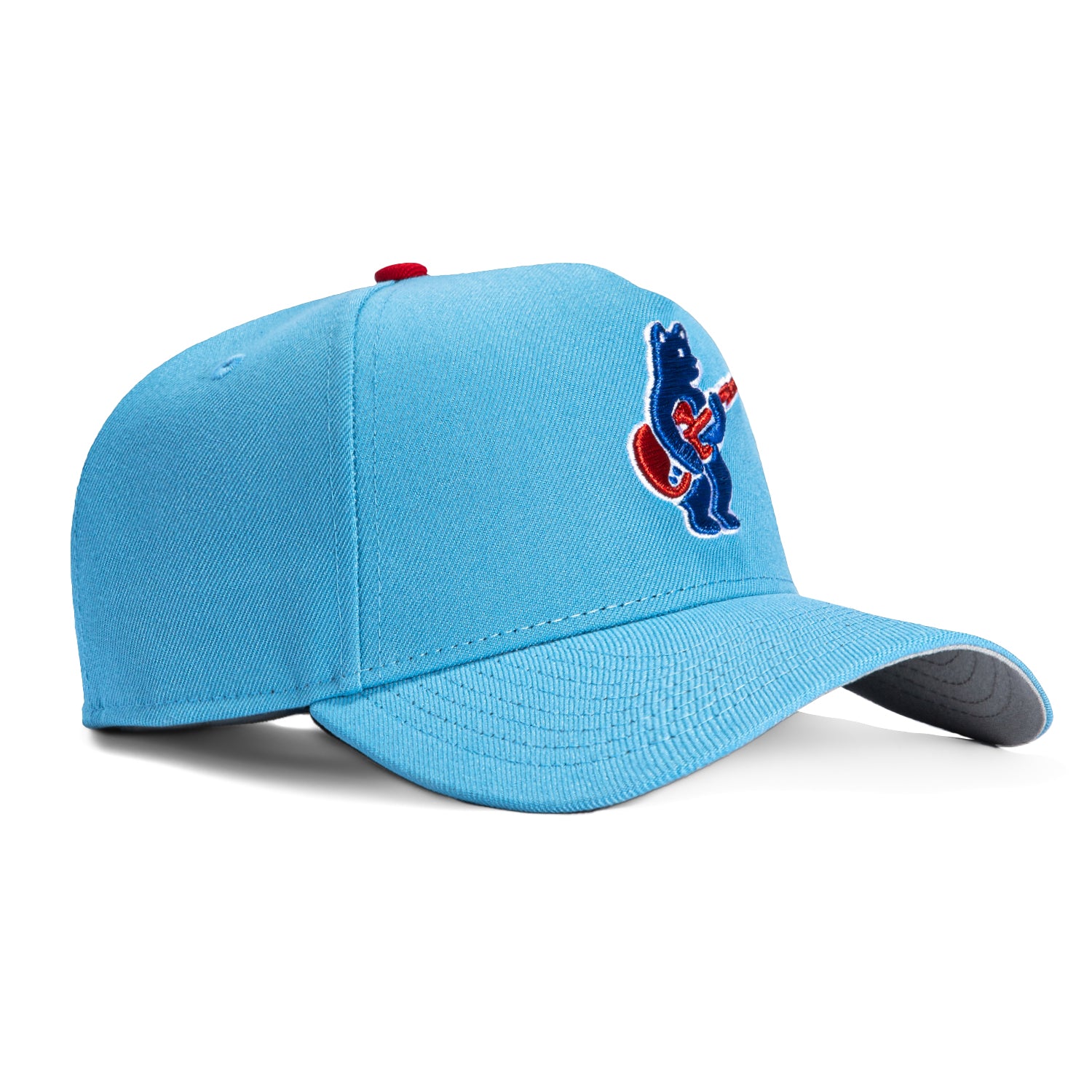 New Era 9Forty A-Frame Chicago Cubs 2025 Alternate Snapback Hat - Light Blue | Official MLB Baseball Cap for Men & Women | Perfect for Games, Collecting & Streetwear Fashion