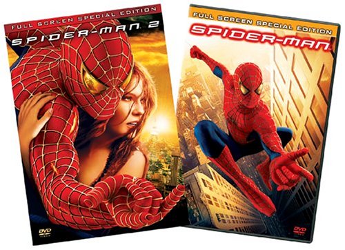 Spider-Man & Spider-Man 2 - Special Edition DVD Set | Full Screen Action Movies | Perfect for Marvel Fans & Movie Night