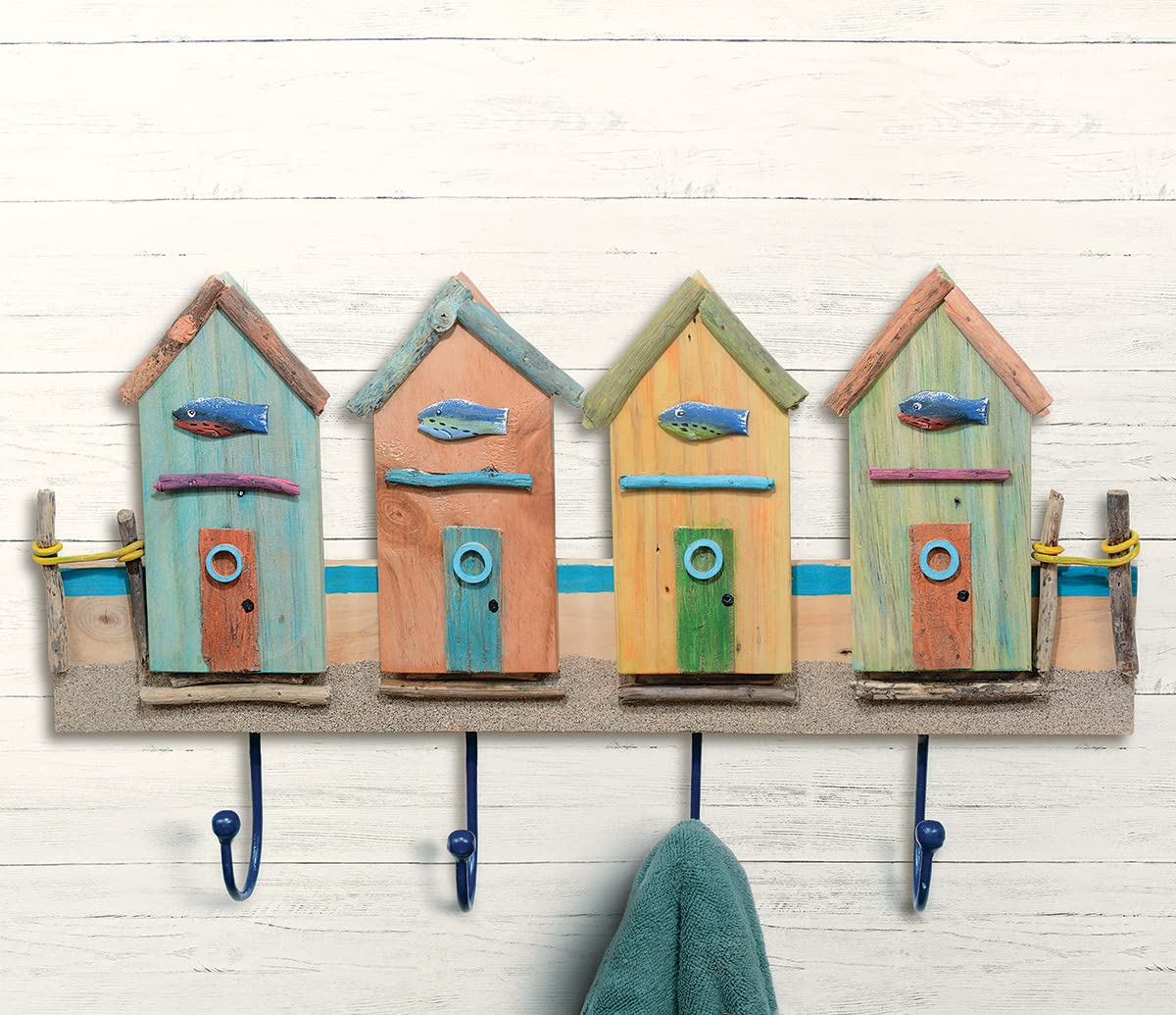 Colorful Cabanas Wall Hooks - Black Forest Decor for Home & Office
