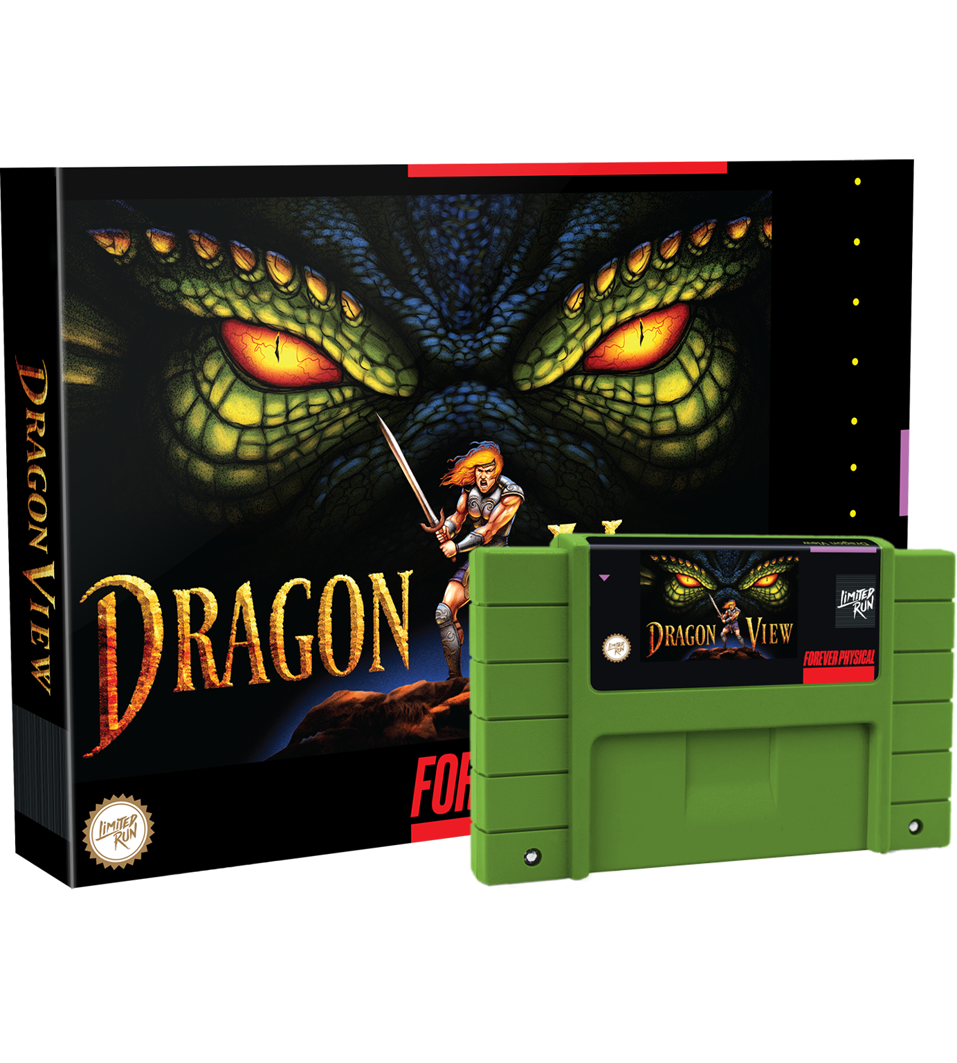 Dragon View SNES Game - Classic Action RPG Adventure for Retro Gaming Enthusiasts | Perfect for Nostalgic Play and Collectors