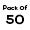 Pack of 50