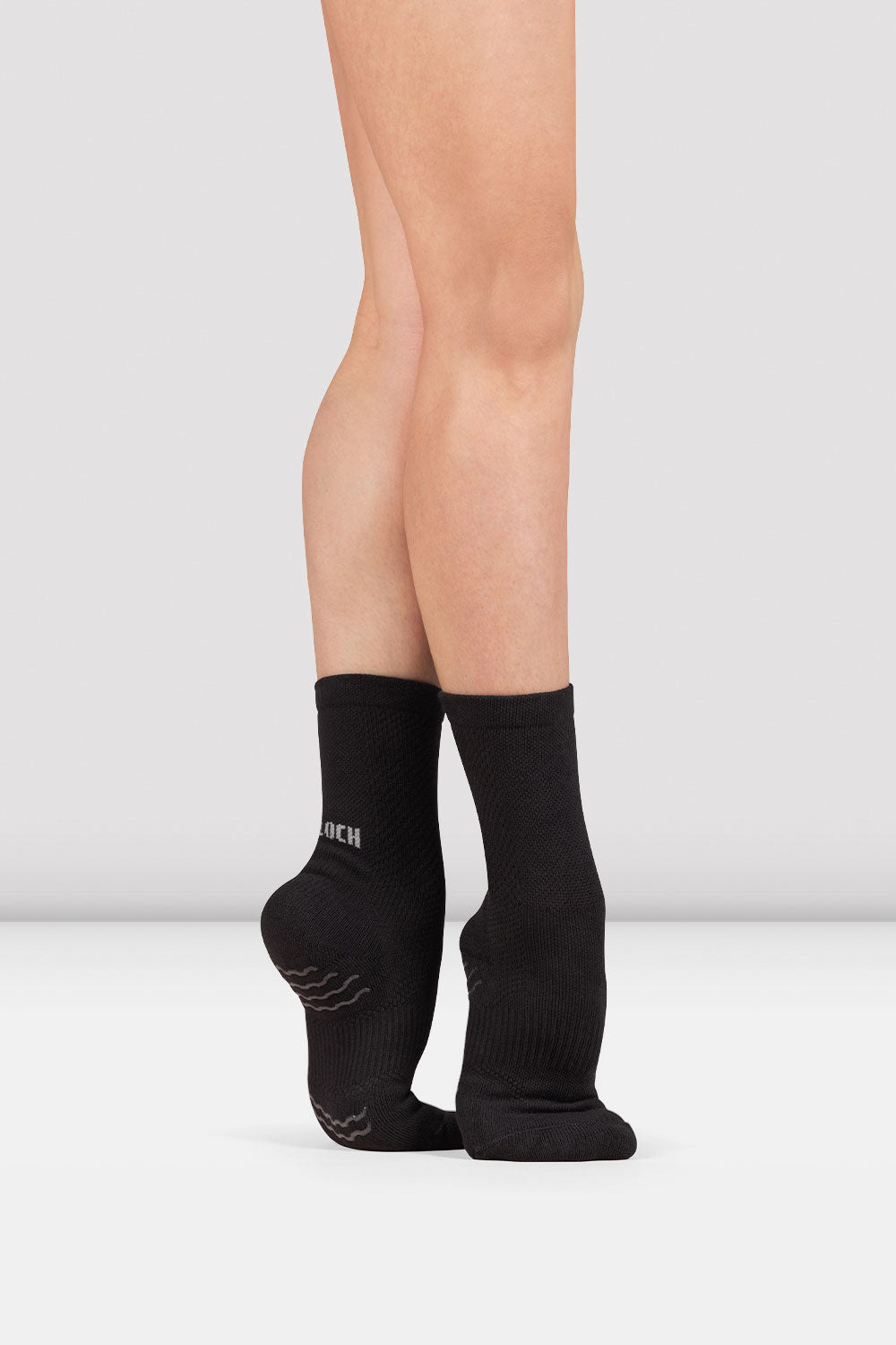 Blochsox Crew Length Dance Socks for Ballet, Jazz & Contemporary - Comfortable Non-Slip Performance Socks for Dancers & Athletes - Perfect for Studio Practice, Performances & Workouts