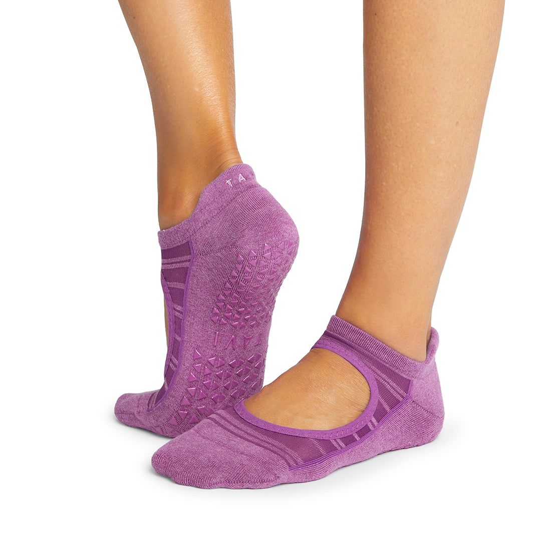 Tavi Noir Emma Grip Socks - Non-Slip Yoga Socks for Women, Anti-Skid Workout Socks with Grips for Pilates, Barre & Home Exercise - Perfect for Yoga, Gym and Fitness Activities
