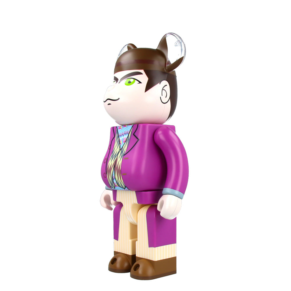 400% Bearbrick Willy Wonka Collectible Figure - Limited Edition Vinyl Art Toy for Display & Decoration - Perfect for Anime Fans, Toy Collectors & Home Office Decor