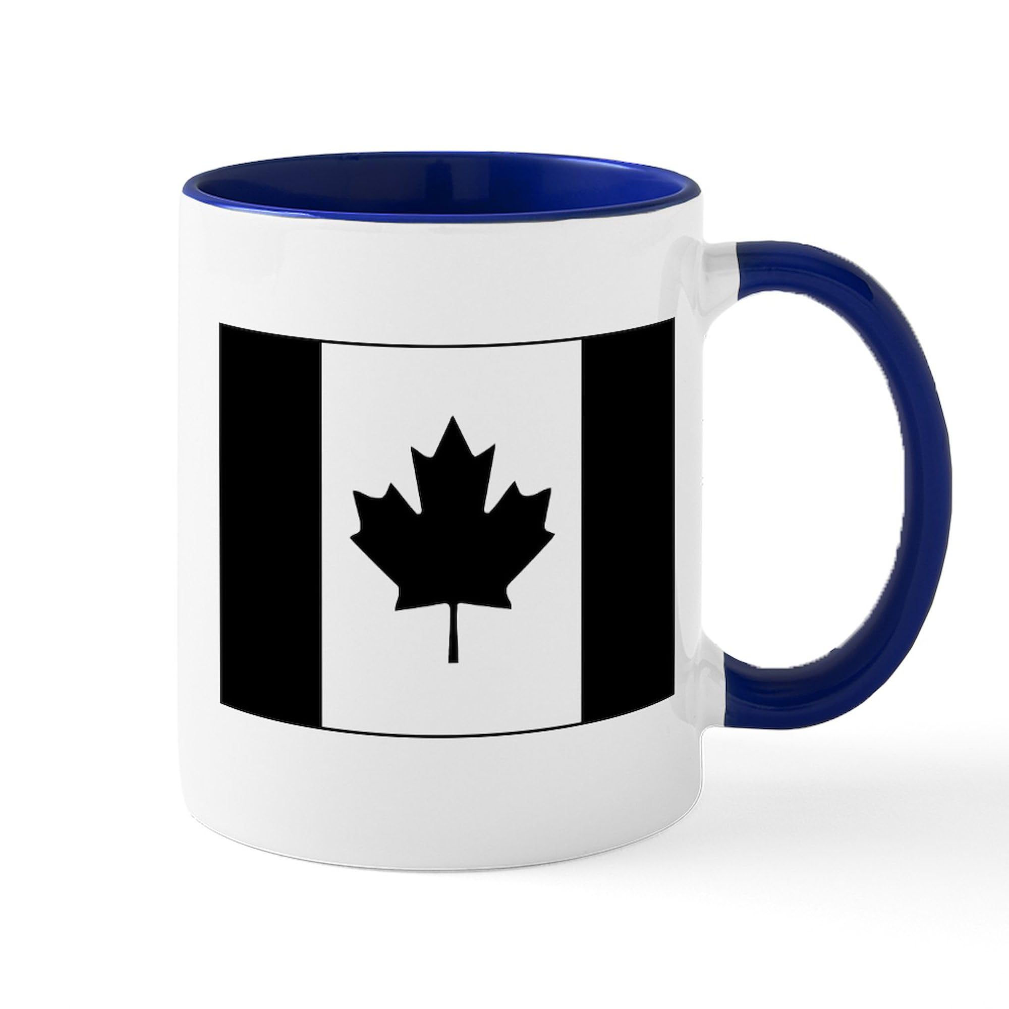 Canadian Flag 11 oz (325 ml) Ceramic Coffee Mug - Patriotic Drinkware for Home, Office & Gifts | Durable Travel Mug for Tea, Hot Chocolate & Coffee Lovers
