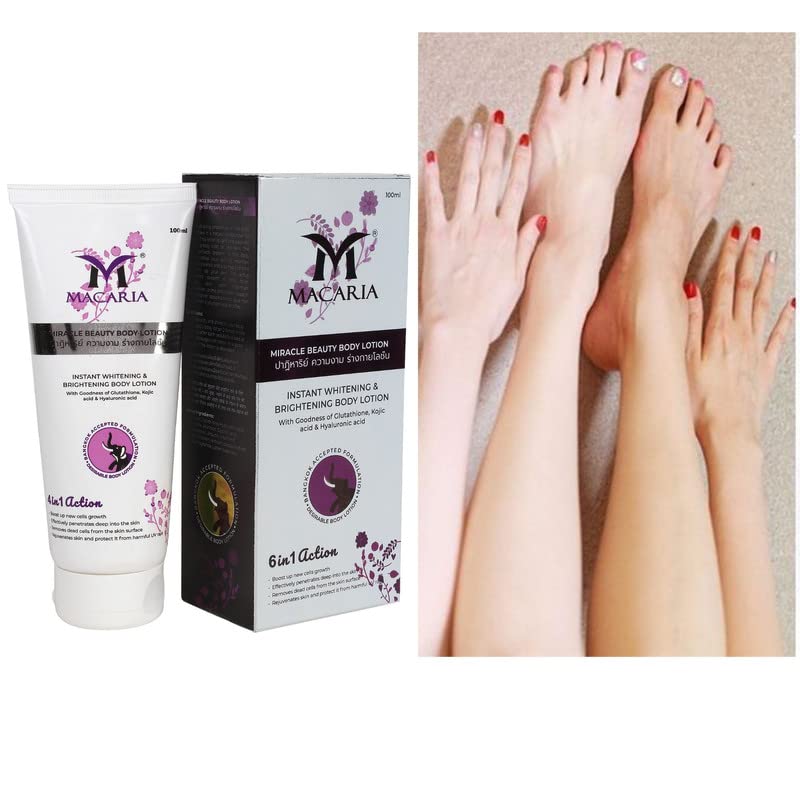 Miracle Beauty Body Lotion - Skin Whitening & Moisturizing Cream for Dry Skin | Garni Whitening Lotion for Women | Hydrating & Brightening Daily Care | Perfect for Night Routine & Post-Shower Use