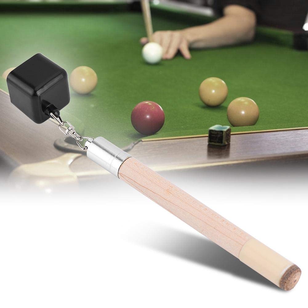 2 in 1 Portable Pocket Chalk Holder & Cue Tip Pricker Tool for Billiards, Snooker, Pool - Compact Chalk Cover with Splint Pricker for Easy Cue Maintenance | Perfect for Bar Games, Home Pool Tables & Professional Use