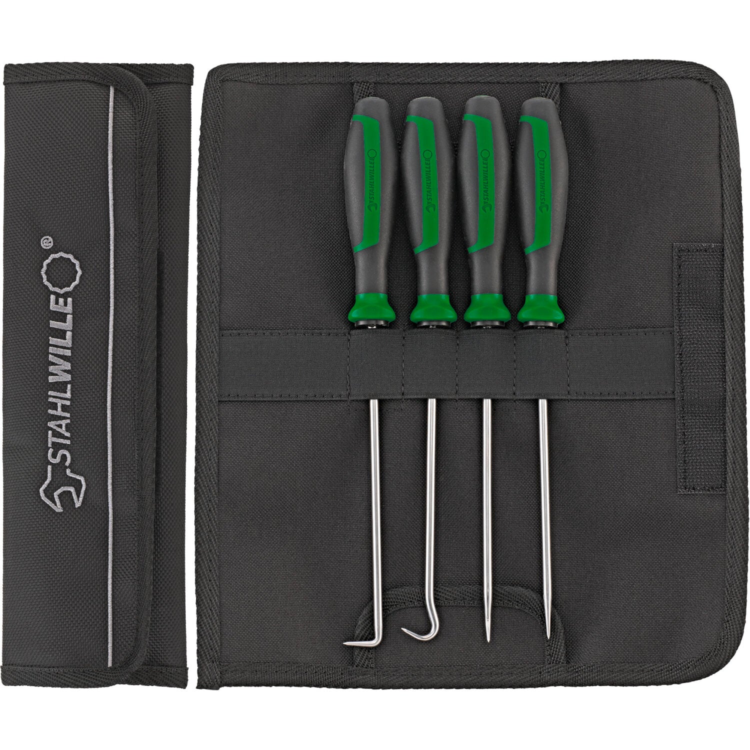 Stahlwille 96722803 Professional Hook and Pick Set - 5-Piece Tool Kit for Automotive, Electrical, and DIY Repairs | Perfect for Mechanics and Handymen