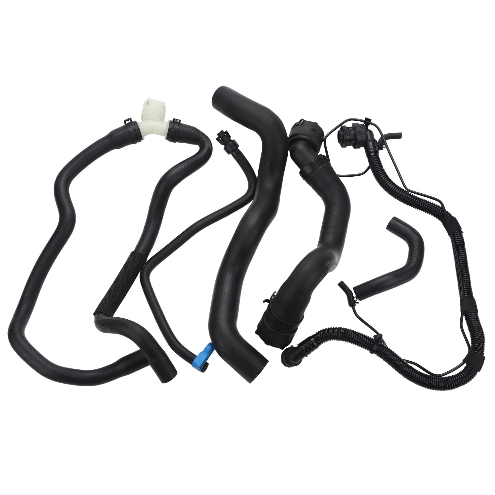 6-Piece Engine Radiator Coolant Hose Kit for 2011-2016 Chevy Cruze 1.4L - Includes Heater Hose, PCV Pipe & Coolant Inlet Hose - Replaces OEM #13251447, 13251435, 13291779, 94543097, 25193343, 55596898 - Perfect for Engine Cooling System Maintenance & Repair