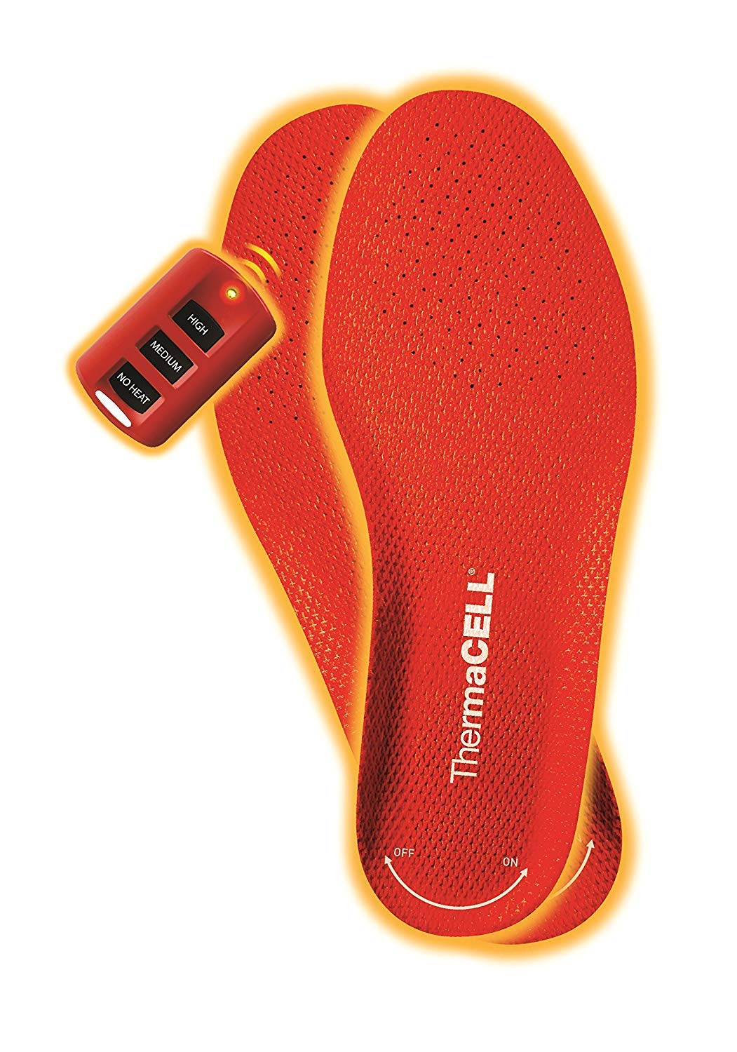 Thermacell Original Heated Insoles for Men & Women - Rechargeable Battery Heated Socks for Winter, Cold Weather - Perfect for Skiing, Hiking, and Outdoor Activities