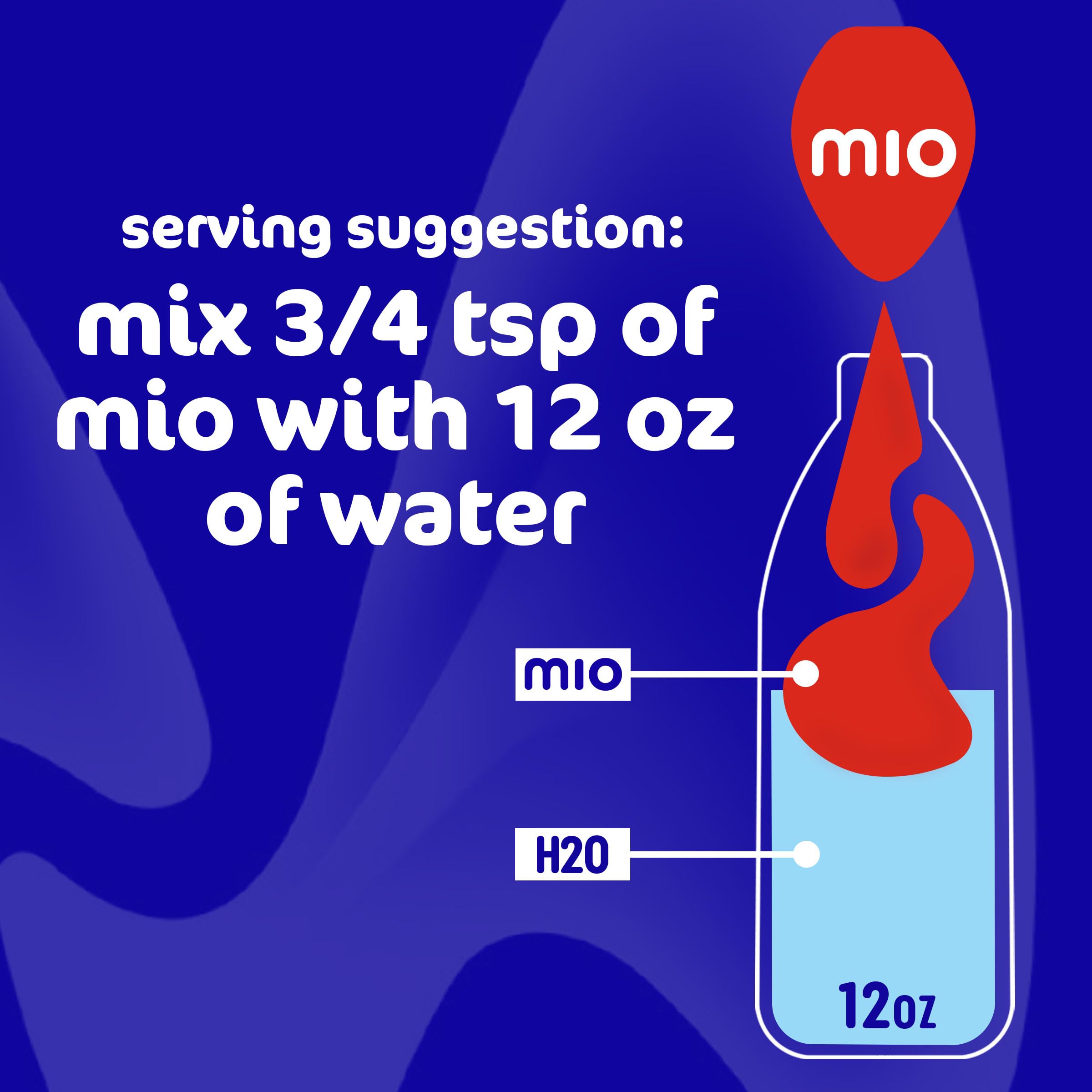MiO Energy Liquid Water Enhancer - Green Thunder Flavor, 1.08 Oz (36 Pack) | Sugar-Free Electrolyte Drink Mix for Hydration, Gym Workouts & Outdoor Activities