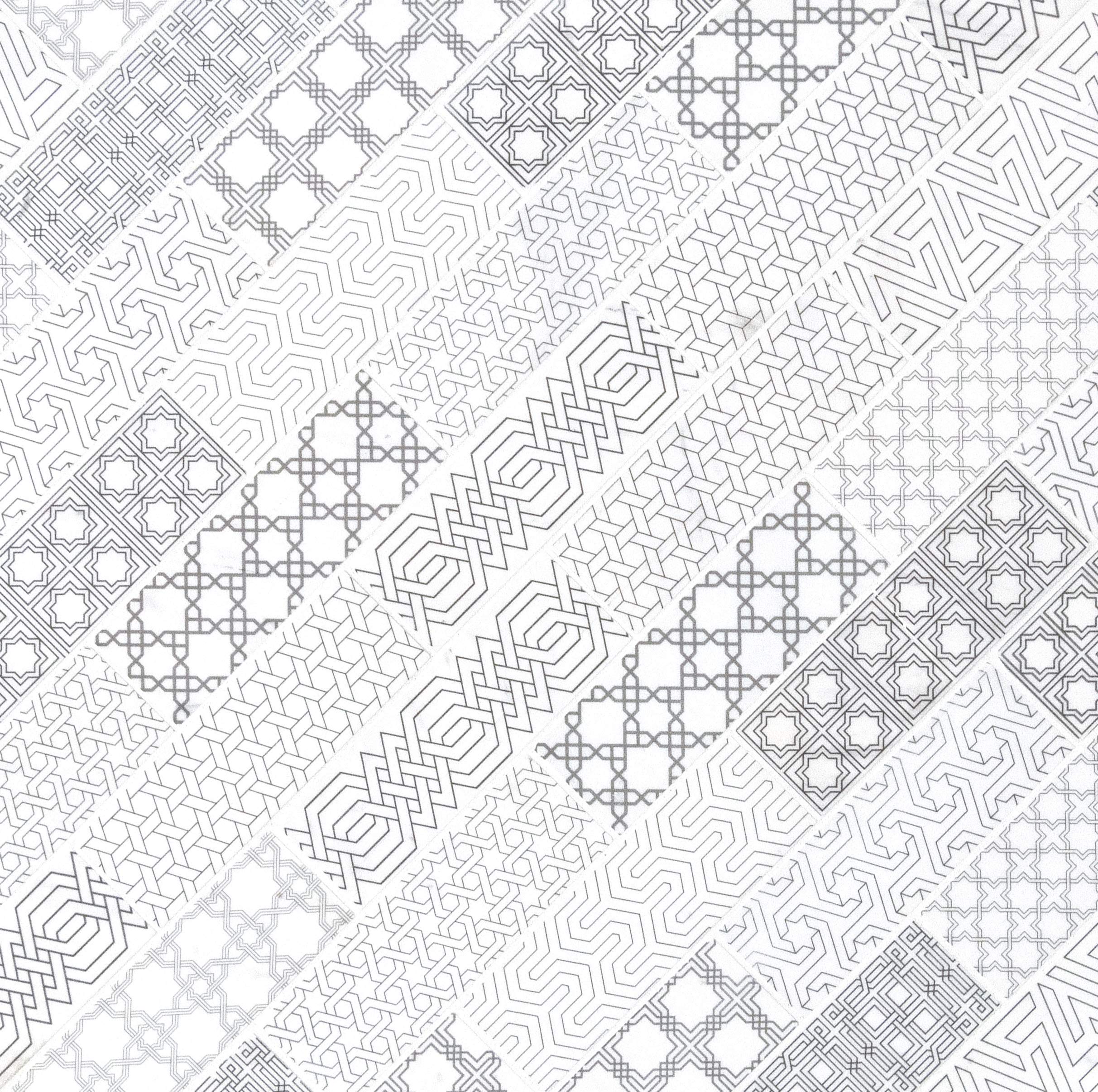 MSI Abani 11.81x11.81 Inch White Marble Subway Tile - 2x6 Inch Mesh-Mounted Mosaic for Kitchen Backsplash, Bathroom Wall & Shower Tile - Waterproof Peel-and-Stick Installation for Home Renovation & Commercial Spaces