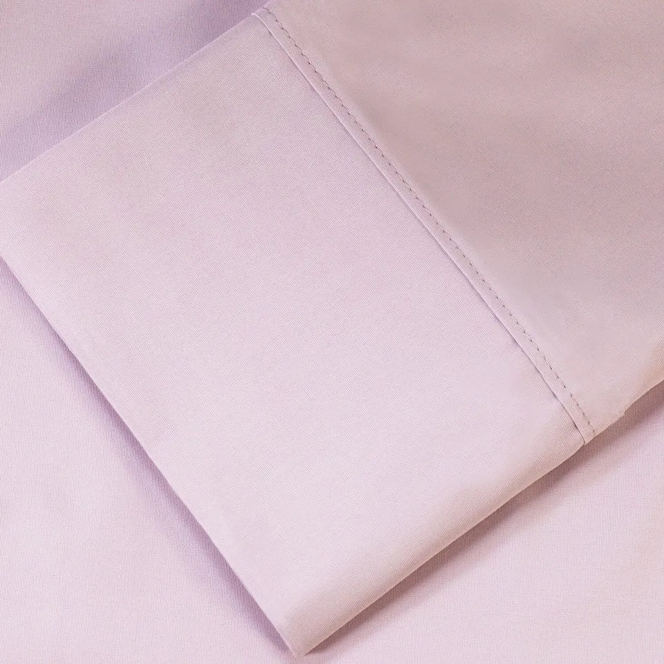 Premium 300 Thread Count 100% Cotton Percale Solid Pillowcase Set - Soft & Breathable Bedding for Hotel-Like Comfort - Perfect for Master Bedroom, Guest Room & Luxury Home Decor