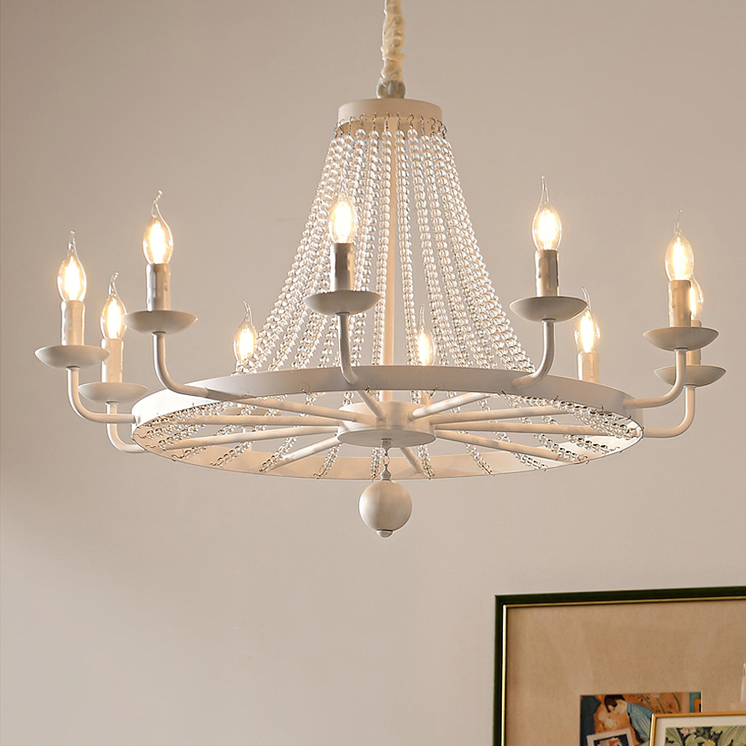 Elegant Shan Crystal Chandelier - Modern Luxury Ceiling Light Fixture for Dining Room, Living Room & Bedroom Decor