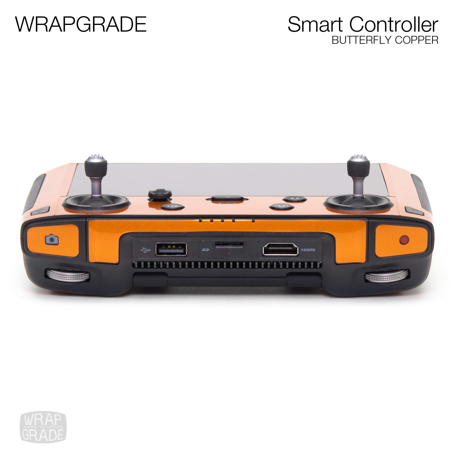 DJI Smart Controller Wrapgrade Skin - Butterfly Copper | Protective Cover for DJI Remote | Perfect for Outdoor Drone Flying & Travel Protection