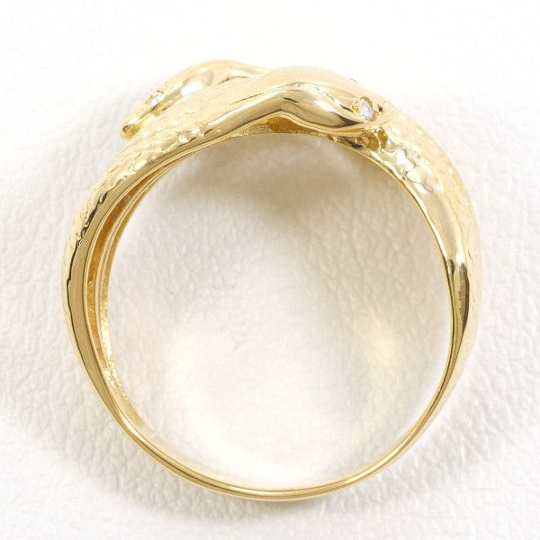 18K Yellow Gold Diamond Ring for Women - Elegant Solitaire Engagement & Wedding Band - Perfect Gift for Anniversaries, Proposals & Special Occasions