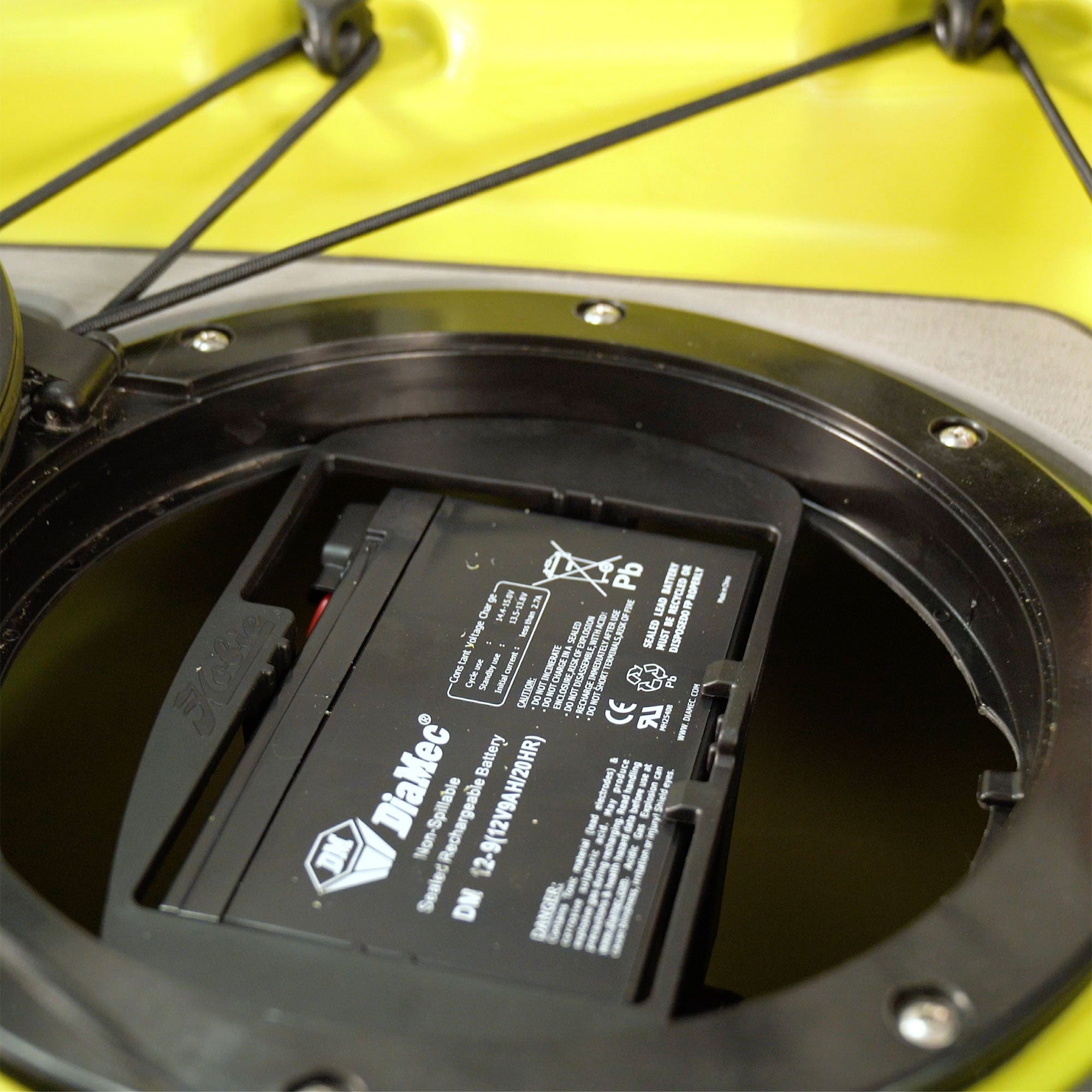 Hobie 12V Marine Deep Cycle Battery for Fish Finders - Power Your Fishing Electronics on Boats, Kayaks & Shore Fishing Trips