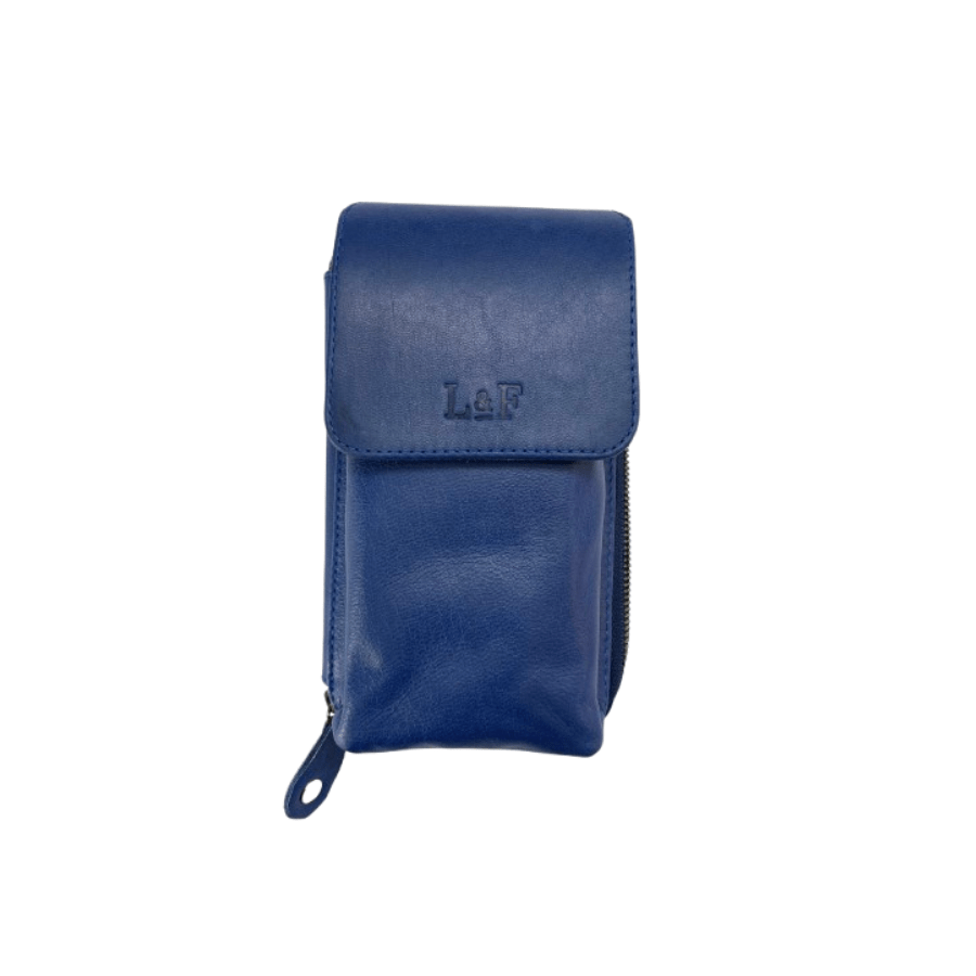 The Little & Fox Cross Body Leather Clutch Purse for Women - Electric Blue Handbag for Casual Outings, Date Nights & Travel Accessories