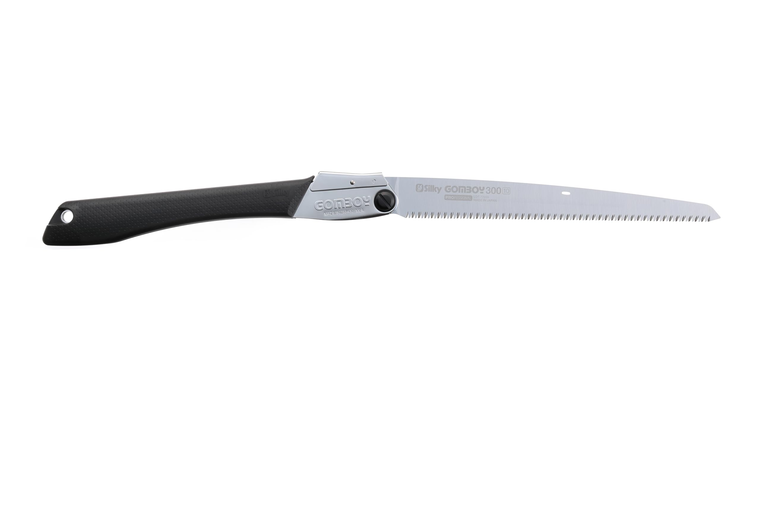 Silky GomBoy Professional Folding Saw 300mm Medium Teeth (121-30) - High Precision Japanese Woodworking Tool for Carpentry, Pruning & Outdoor Camping