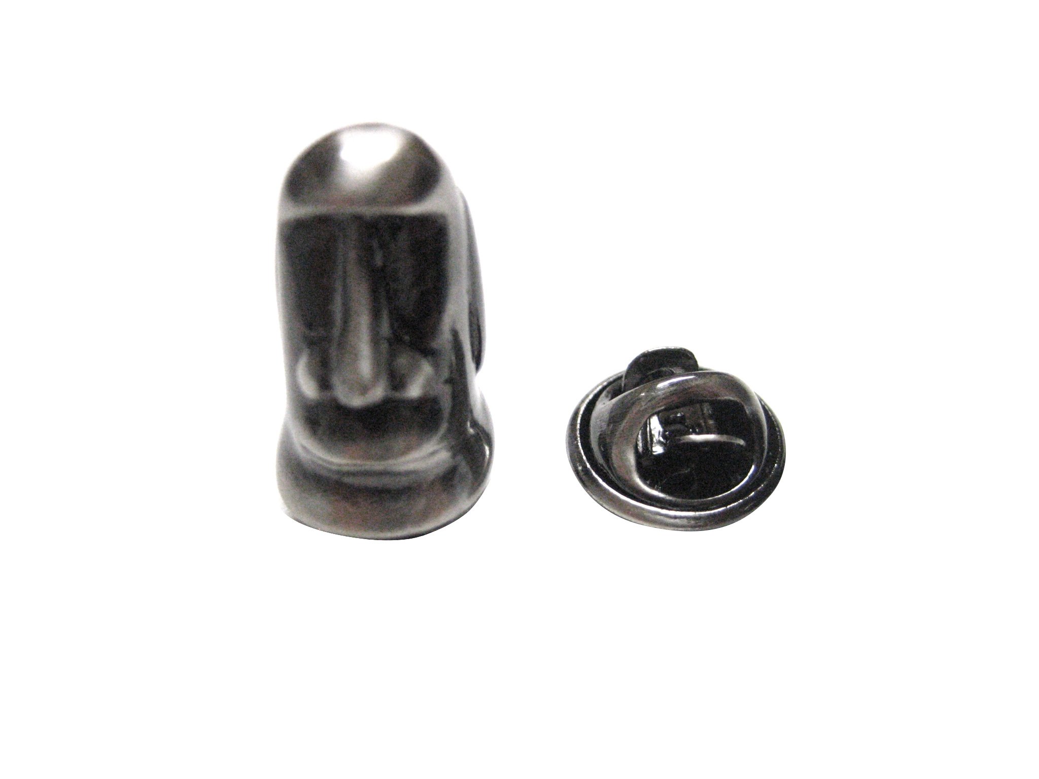 Kiola Designs Easter Island Statue Lapel Pin - Unique Moai Brooch for Collectors & Travel Enthusiasts - Perfect for Jackets, Hats & Backpacks