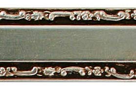 Silver Leaf With Brown Antique