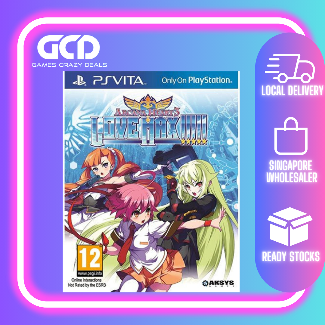 Arcana Heart 3 Love Max for PS Vita - Japanese Import Fighting Game - Perfect for Collectors & Retro Gamers - Great for Home Entertainment & Competitive Play