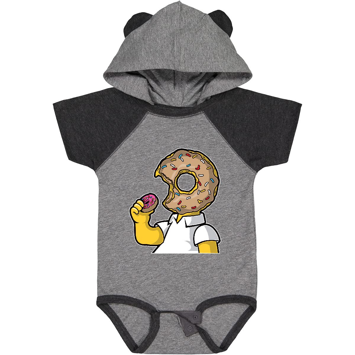 Inktastic I Like Donuts Baby Bodysuit - Cute Donut Print Onesie for Infants & Toddlers - Perfect for Birthday, Photo Shoots & Everyday Wear