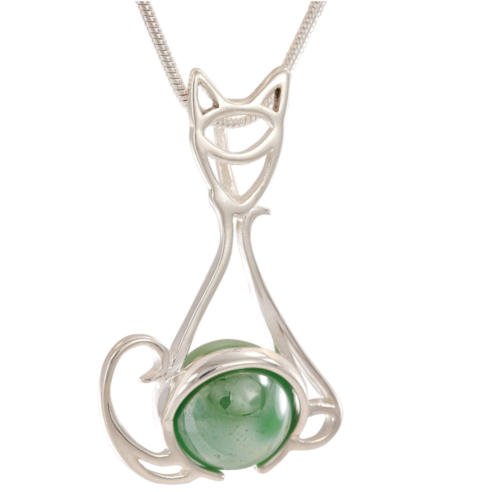 GAYM Elegant Cat Pendant & Marbles Charm Set - Interchangeable Jewelry Accessories for Women | Perfect for Parties, Gifts & Everyday Fashion