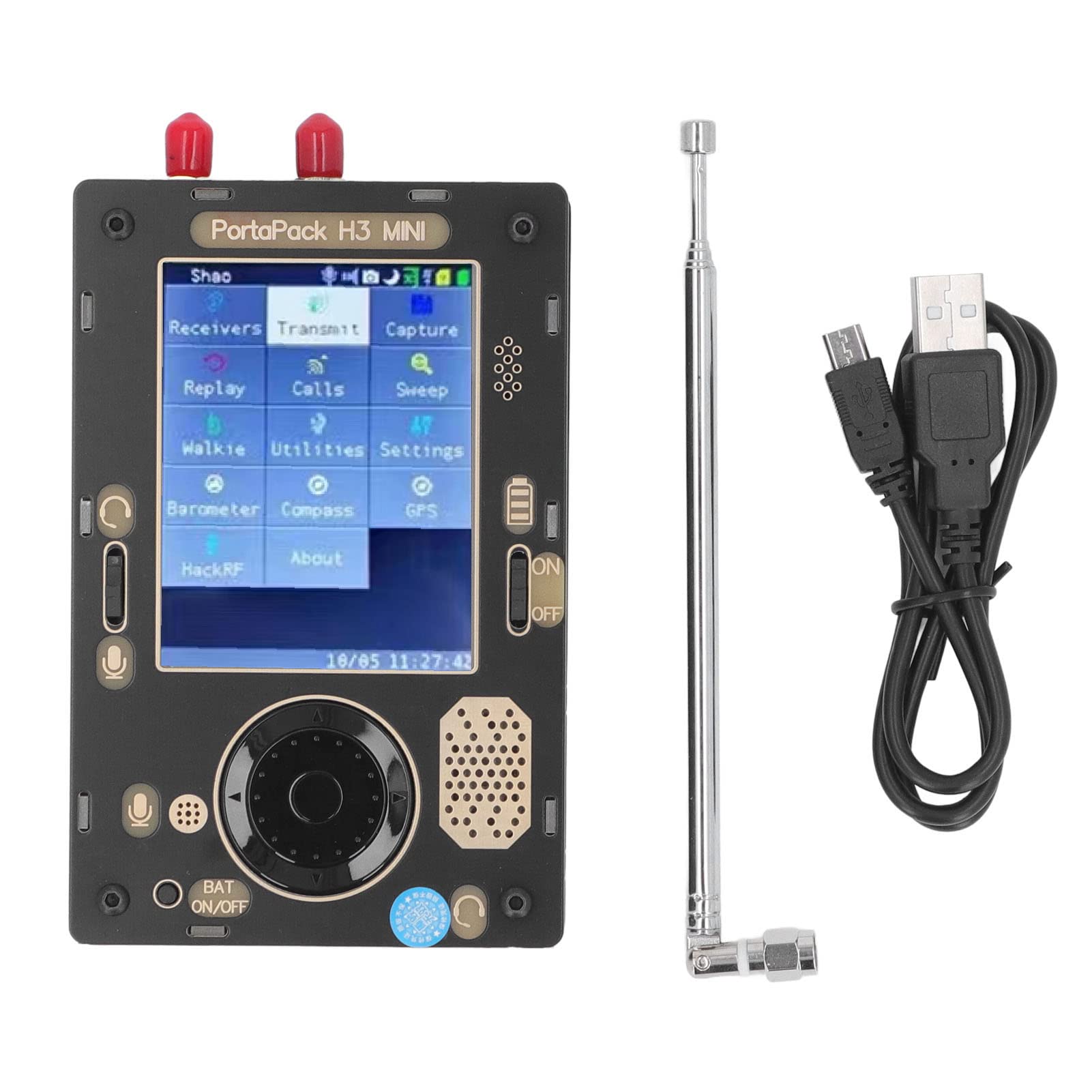 Portable SDR Transceiver 1MHz-6GHz with 3.2