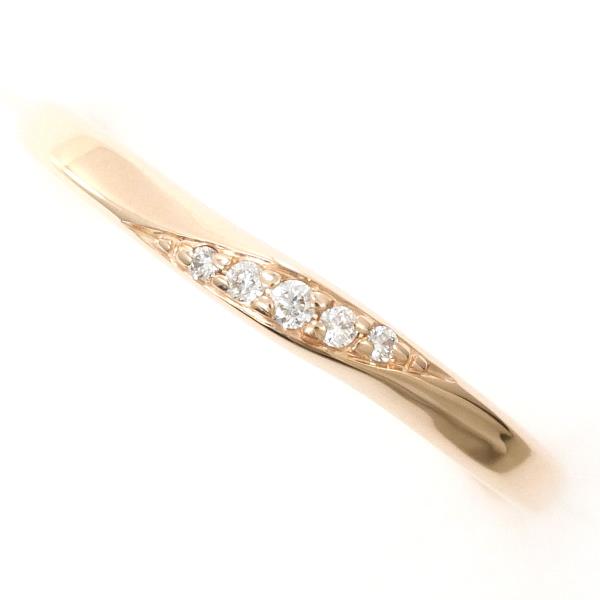 4℃ K10PG Pink Gold Diamond Ring for Women - Elegant 10K Rose Gold Engagement & Wedding Band - Perfect for Proposals, Anniversaries, and Special Occasions
