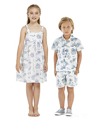 Vintage Tropical Toile