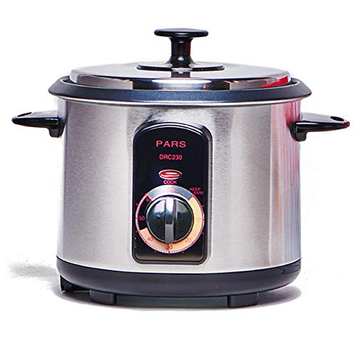 Premium Pars Automatic Persian Rice Cooker - 7 Cup Tahdig Rice Maker for Perfect Crispy Rice Crust | Ideal for Persian Cuisine, Family Gatherings & Restaurant Use
