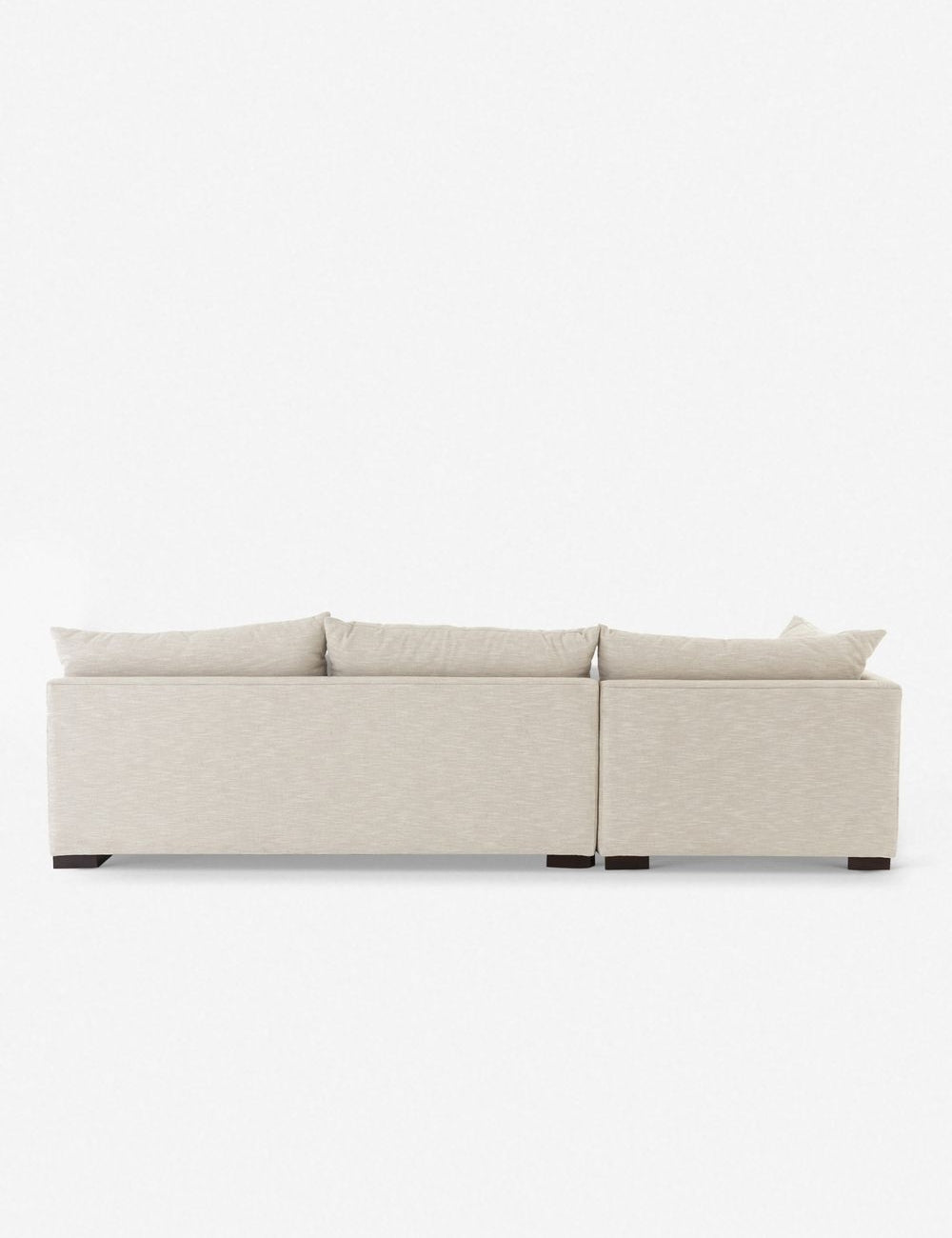 Decima Sectional Sofa - Modern L-Shaped Couch with Reversible Chaise, Soft Fabric Upholstery for Living Room, Family Room & Home Theater Comfort