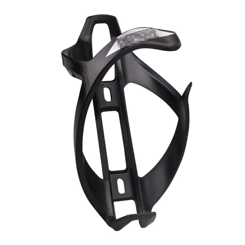 MTB Bike Water Bottle Holder - Plastic Bicycle Drink Cage Bracket for Mountain & Road Bikes - Cycling Water Bottle Rack Accessories (Black) - Perfect for Outdoor Rides, Commuting & Fitness Training