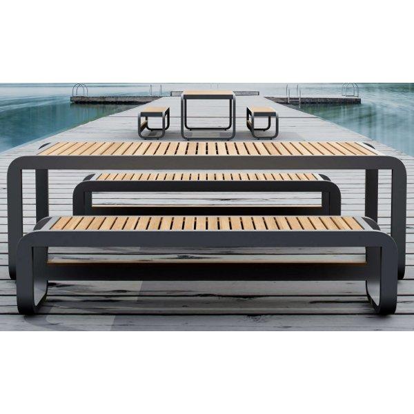 Monza Dining Table - Modern Wooden Kitchen Table for 6 - Perfect for Family Meals, Dinner Parties & Small Spaces