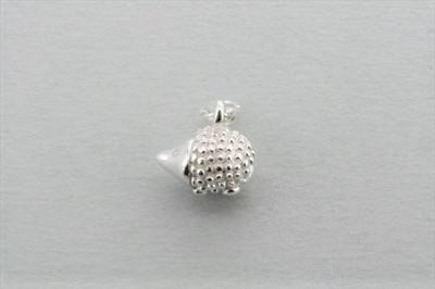 Sterling Silver Hedgehog Charm Pendant - Adorable Animal Jewelry for Necklace, Bracelet & Gift Giving