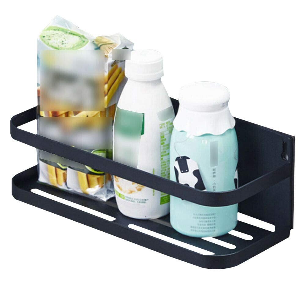Xingsiyue Magnetic Fridge Organizer - Single Tier Wall Mounted Spice Jar Rack & Storage Shelf for Kitchen, Living Room, Bathroom | Perfect for Organizing Spices, Condiments, and Small Items in Home or Office