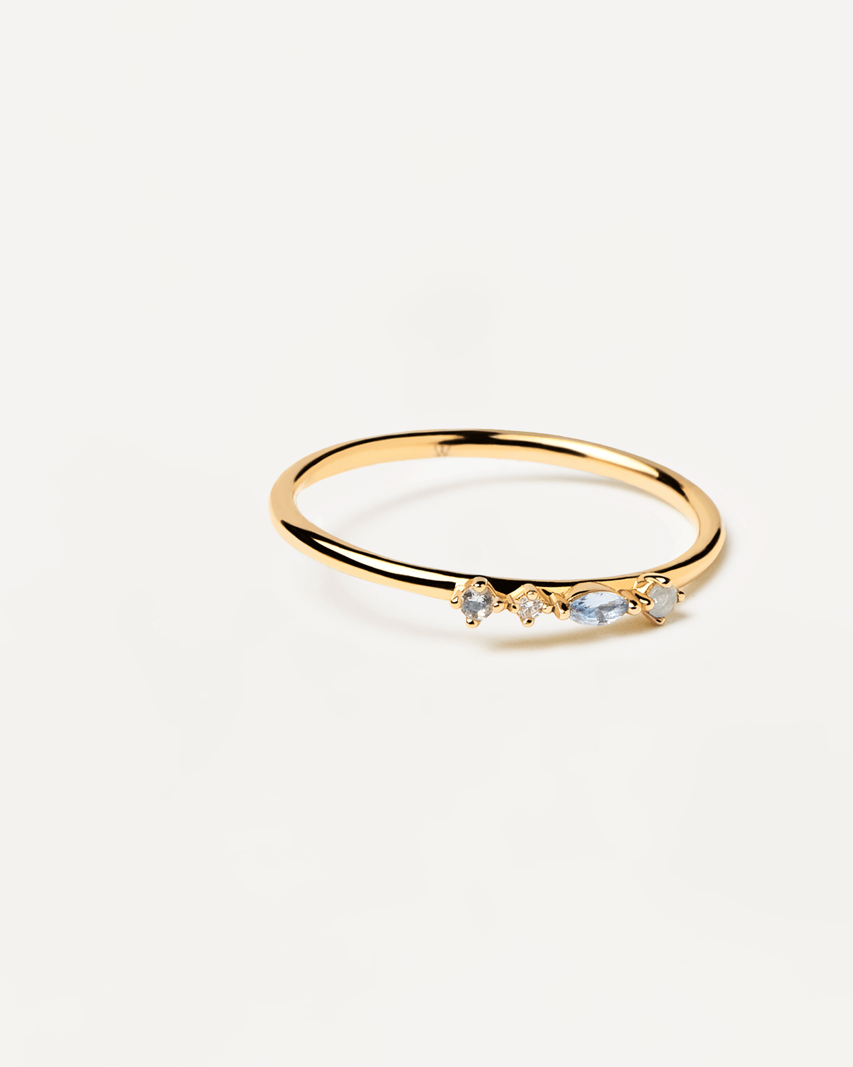 GRID Midnight Blue Ring for Women - Elegant Cobalt Blue Statement Ring - Perfect for Evening Parties, Date Nights & Special Occasions