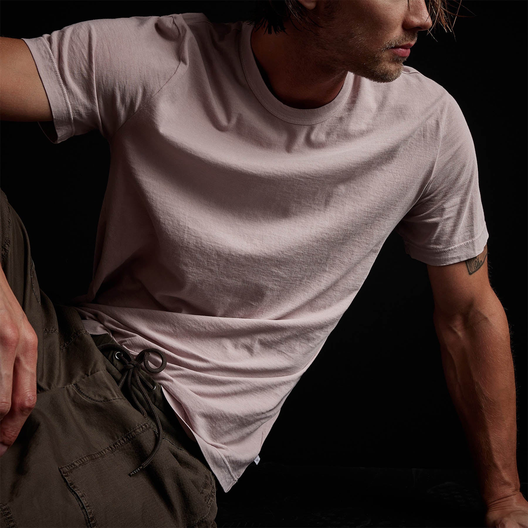 Comfortable Short Sleeve Crew Neck T-Shirt in Calamine Pigment - Perfect for Casual Wear, Summer Outfits & Everyday Comfort