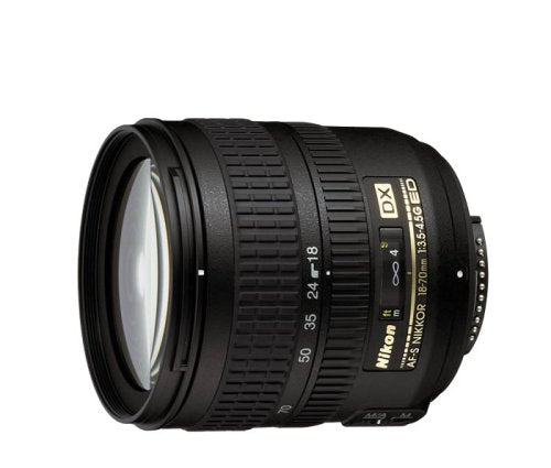 Nikon 18-70mm f/3.5-4.5G ED IF AF-S DX Nikkor Zoom Lens for DSLR Cameras - Perfect for Travel, Portrait & Landscape Photography