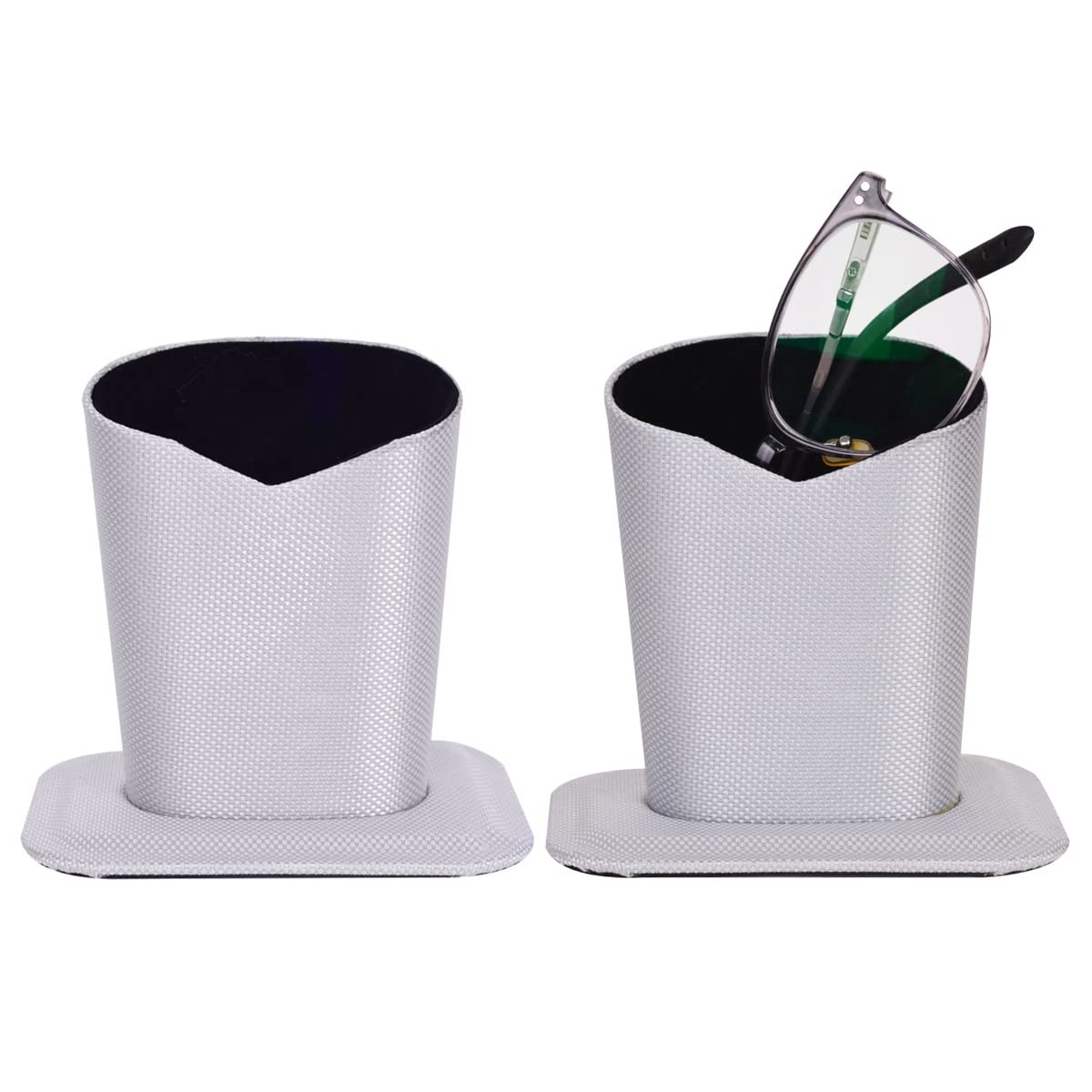 Bleiou 2 Pack Eyeglass Holder Stand - Stylish Eyeglass Case & Protective Display Stand for Desk or Nightstand - Perfect for Home, Office, or Travel Organization