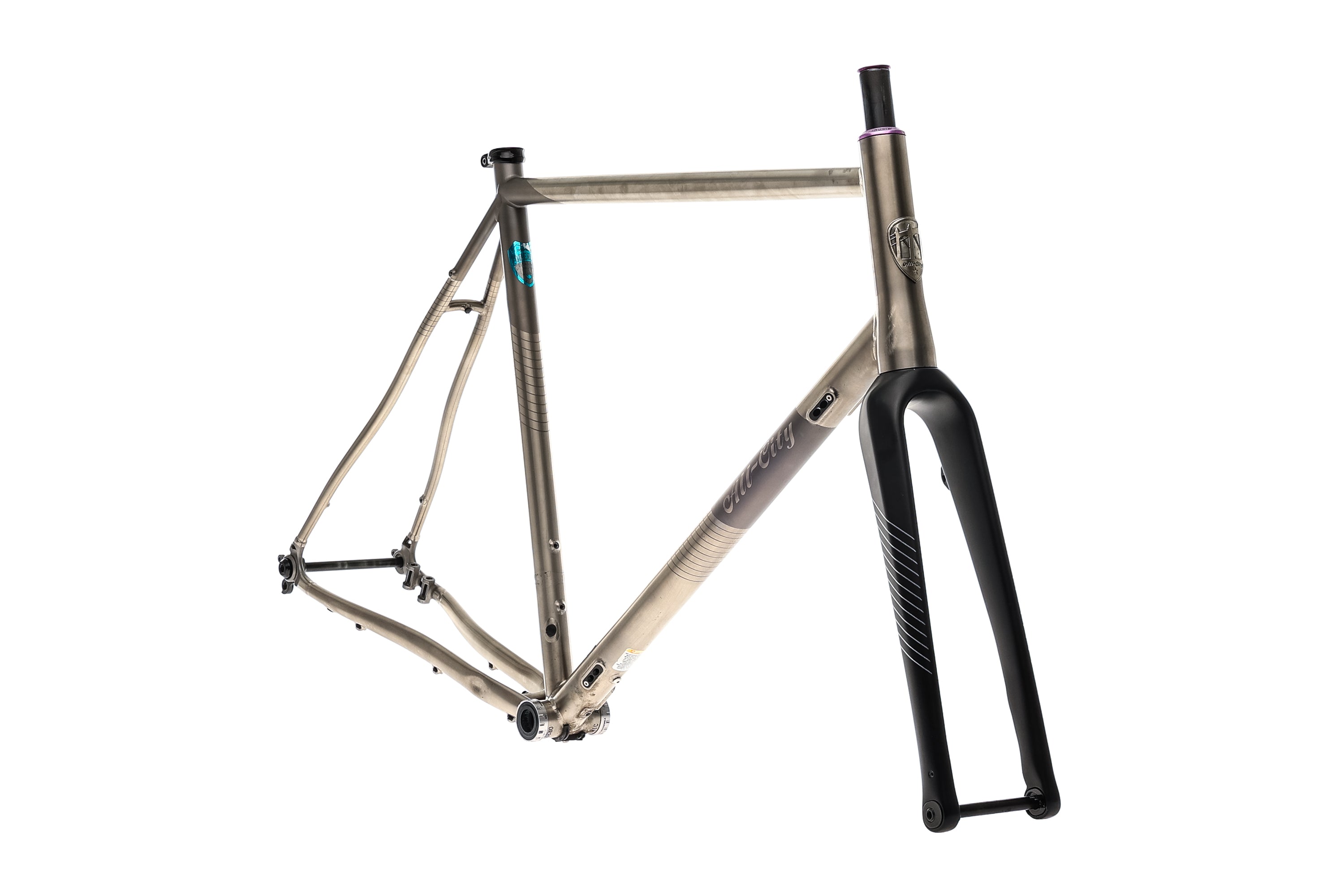 All City Cosmic Stallion Ti 61cm Titanium Road Bike Frameset 2021 - Lightweight & Durable for Road Racing & Long-Distance Cycling