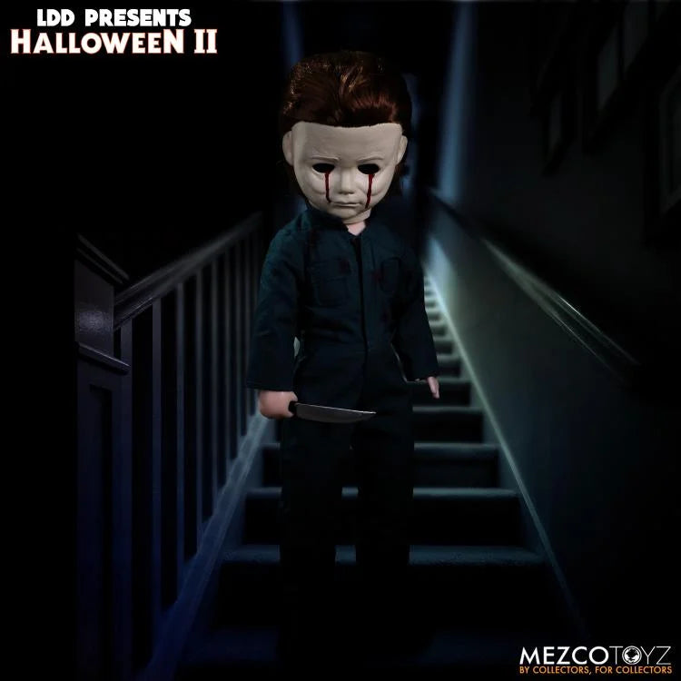 Halloween II (1981) Michael Myers Mask - Official LDD Licensed Horror Movie Costume Accessory for Halloween Parties & Cosplay