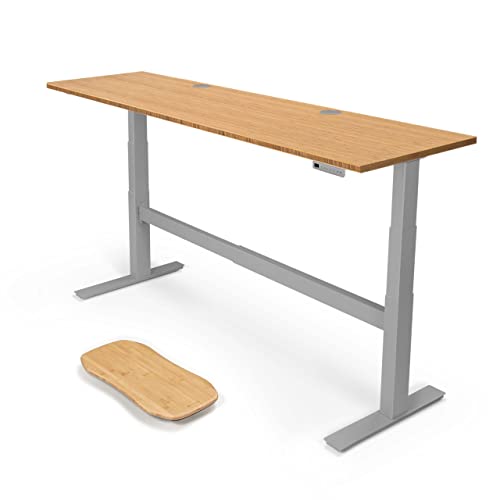 Bamboo Desktop / Gray Com Frame